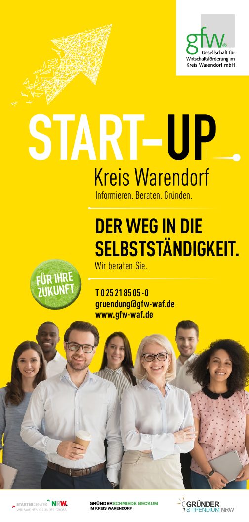 INFOCARD START-UP Kreis Warendorf
